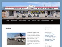Tablet Screenshot of capitalcitystove.com